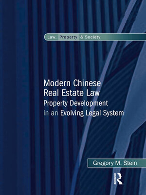 cover image of Modern Chinese Real Estate Law
